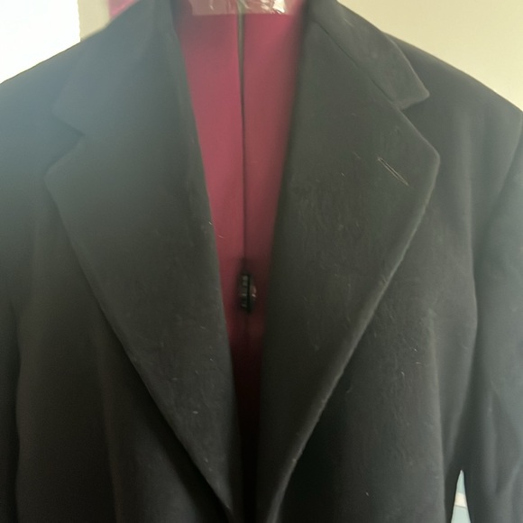 Floorlength long black x large wall coat in great condition lined winter coat - Picture 4 of 15